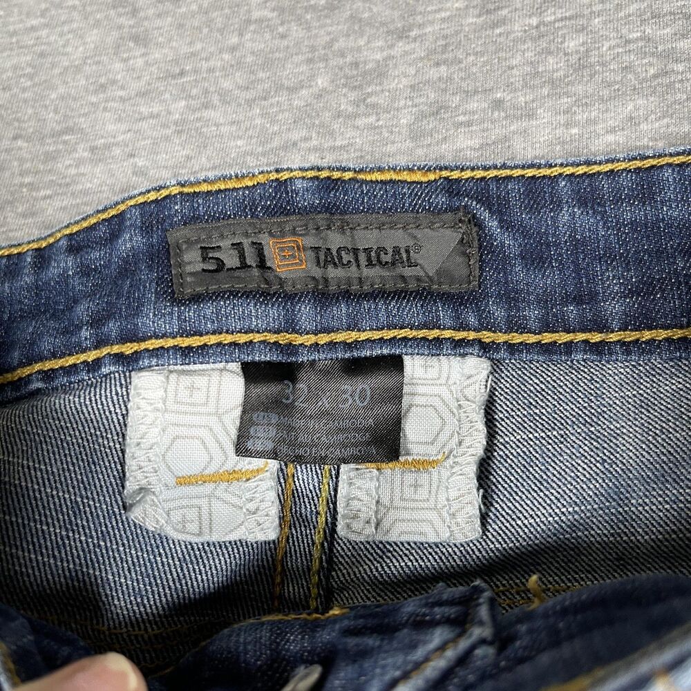 5.11 Tactical Jeans Mens 32x30 Blue Medium Wash Straight Regular Denim - Picture 2 of 11